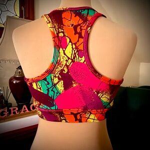 Zumba Fitness Multicolor Sports Bra Marvelous/Medium